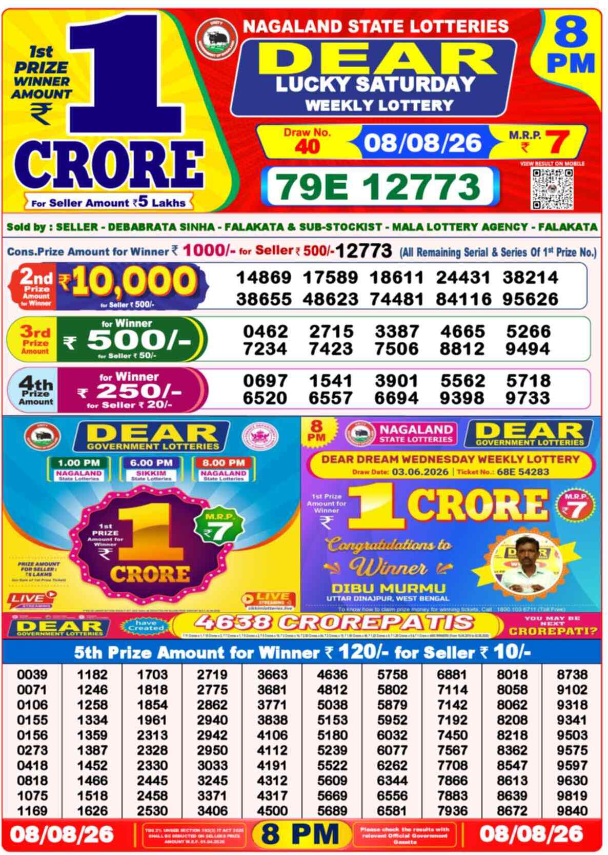 Dear Horizon Result 8PM Saturday, 8 August 2026